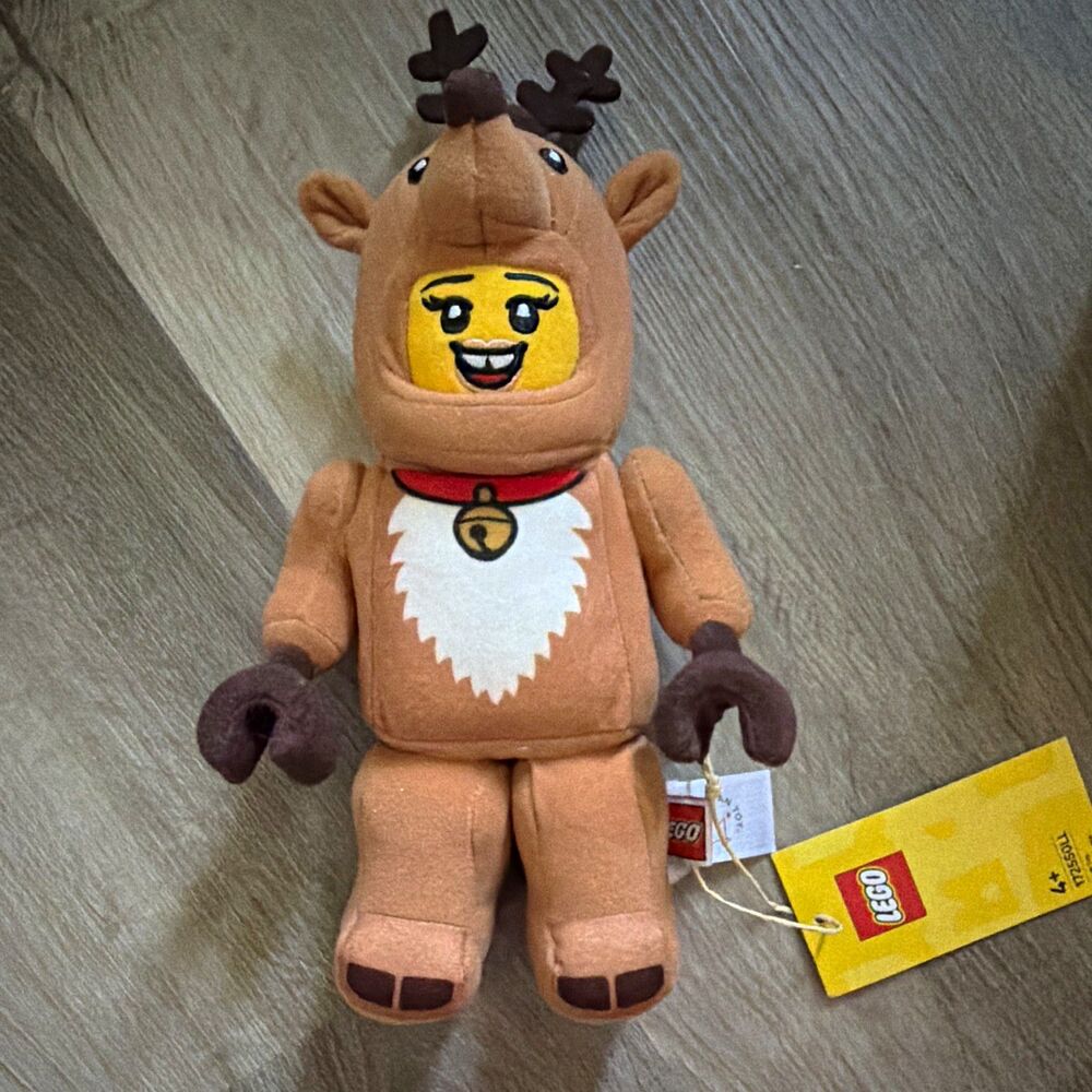 LEGO Christmas Minifigure Reindeer Costume Plush Brown 172550LL NWT A15